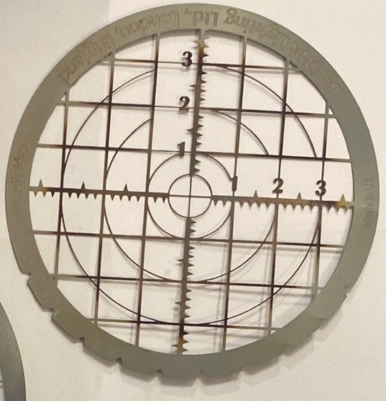 77888 LINE UP GRID ( WITH NUMBERS ) ( Gobo Sale )