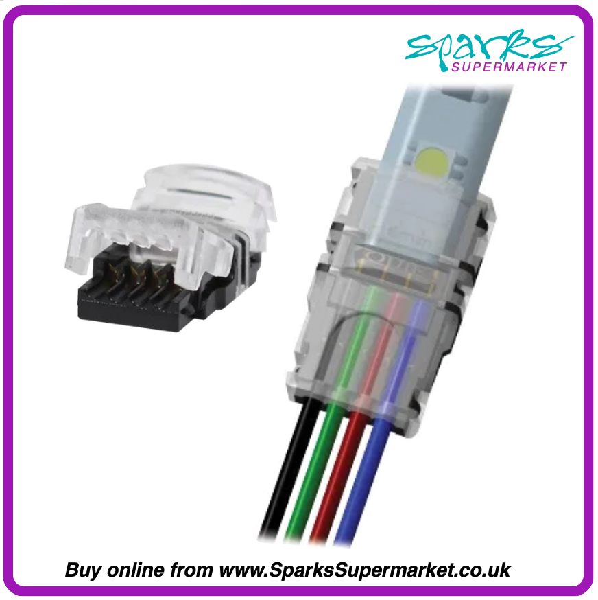 5M RGB+CW LED TAPE WITH POWER SUPPLY AND DMX DRIVER