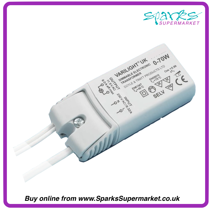 DIMMABLE LIGHTING TRANSFORMER 070W Sparks Lighting Supermarket