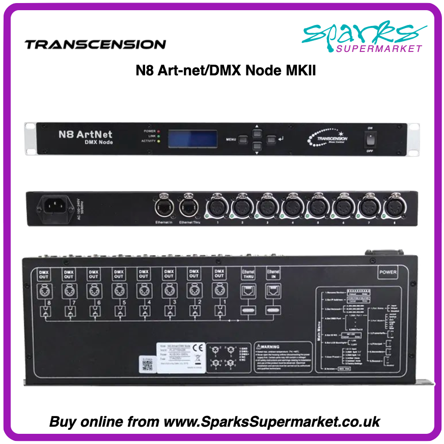 N8 Art-net/DMX Node MKII