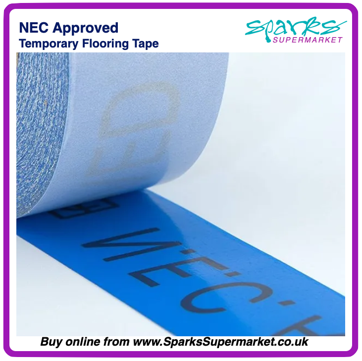 NEC Approved Double-Sided Floor / Carpet Tape 50mm x 50m