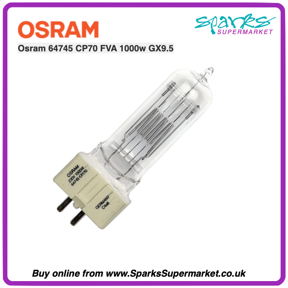 Osram 64745 CP70 FVA 1000w GX9.5 – Sparks Theatrical Lighting