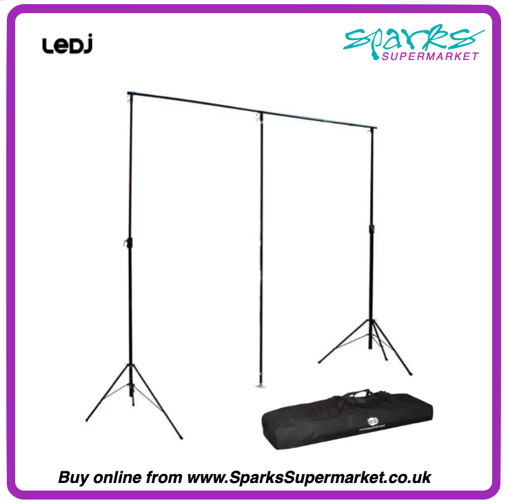 6m x 3m Starcloth Cool White with Portable Stand