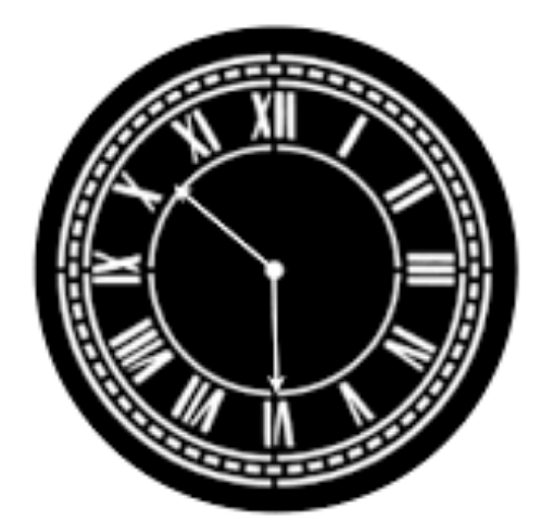 Clock Face With Hands ( Gobo Sale )
