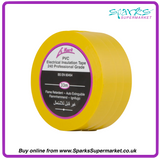 WIDE PVC ELECTRICAL TAPE YELLOW