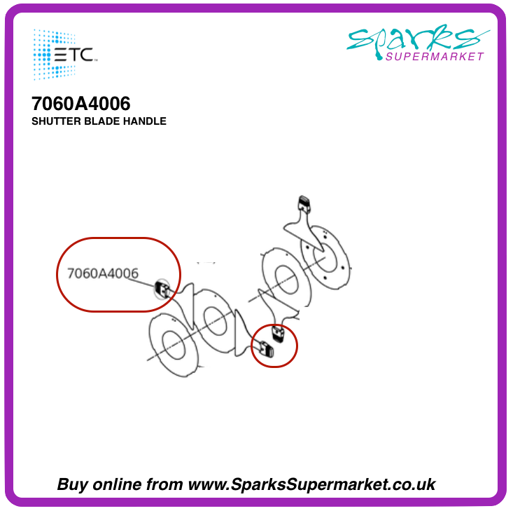 7060A4006 Shutter Blade Handle