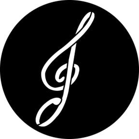 Rosco Gobo 76520 Treble Clef