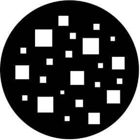 Rosco Gobo 77221 Floating Squares