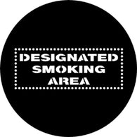 ROSCO STEEL GOBO 77881	Designated Smoking Area
