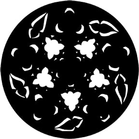 Rosco Gobo 77887 Gothic Rose (Yellow)