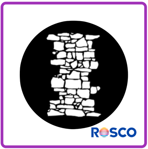 ROSCO STEEL GOBO 77950	Dry Stone Wall 1