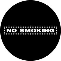 ROSCO STEEL GOBO 77970	No Smoking