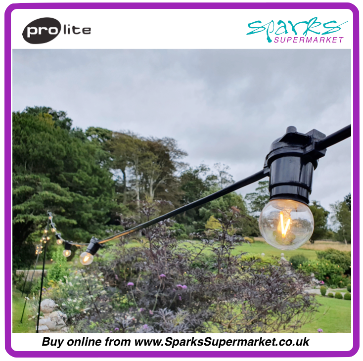 2W Dimmable LED Filament Golf Ball Polycarbonate Lamp Warm White 2700K