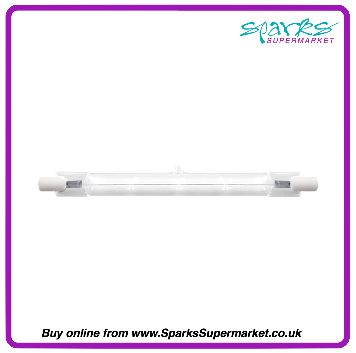 K1 400w (500w) Halogen linear lamp R7s 118mm 240v