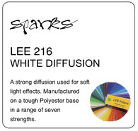 LEE 216 WHITE DIFFUSION WIDE ROLL