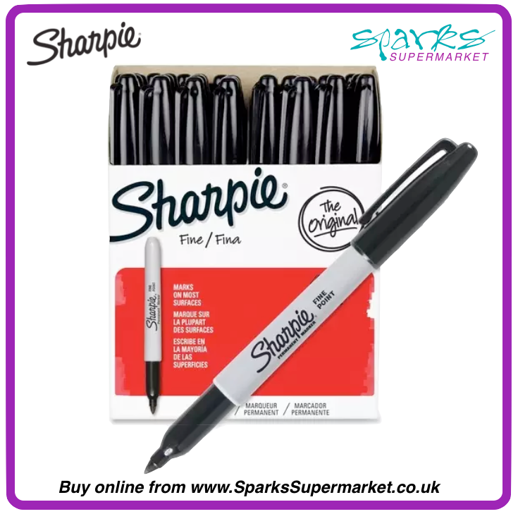 Sharpie Fine Point Permanent Marker Black