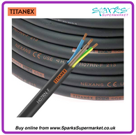 6mm H07RN-F 3-Core Rubber Cable - 32A TRS - Per Metre
