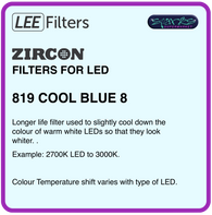 LEE ZIRCON 819 COOL BLUE 8 - L819