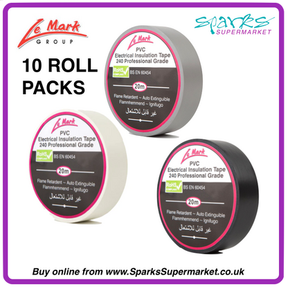 10 Roll Pack Lx Tape (19mm X 20m)