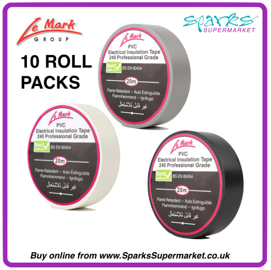 10 Roll Pack Lx Tape (19mm X 20m)