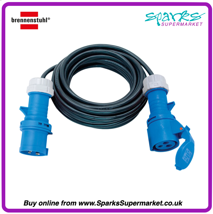 10m 16A  H07RN-F  Rubber Cable IP44