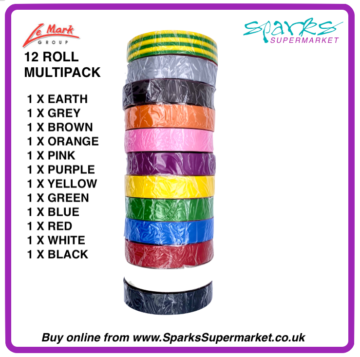 LE MARK ELECTRICAL TAPE MULTIPACK