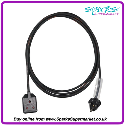 15A Male – 15A Female - 1.5mm² TRS Cable