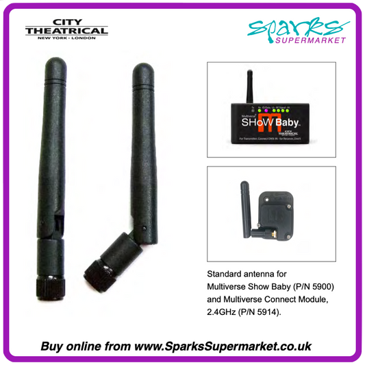 5729 Antenna, 2dBi Indoor Omni 2.3"