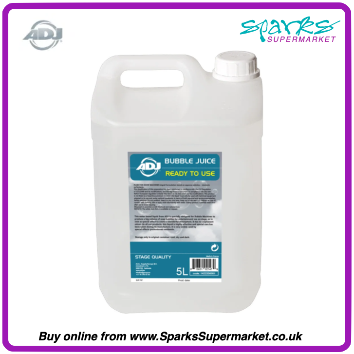 Bubble Fluid 5 Litres for Bubble Machines