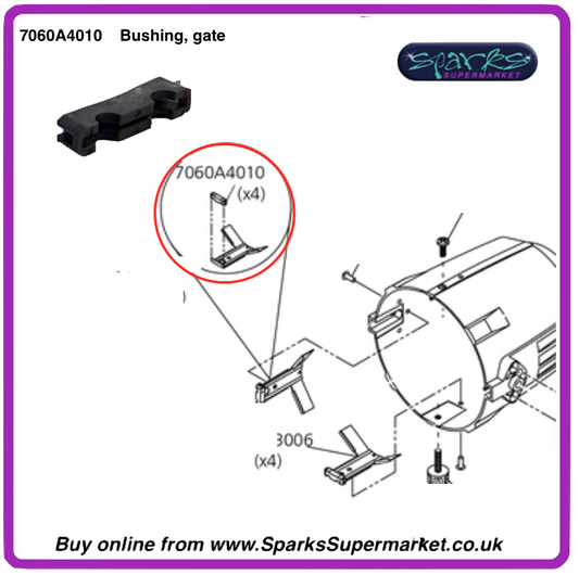 7060A4010    Bushing, gate