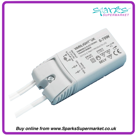DIMMABLE LIGHTING TRANSFORMER 0-70W
