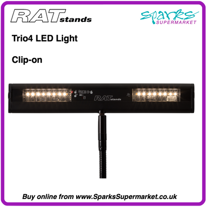 RATStands 73Q05 Trio4 LED Light Clip-on