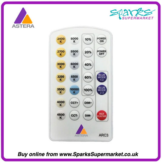 Astera ARC3 White Remote Control