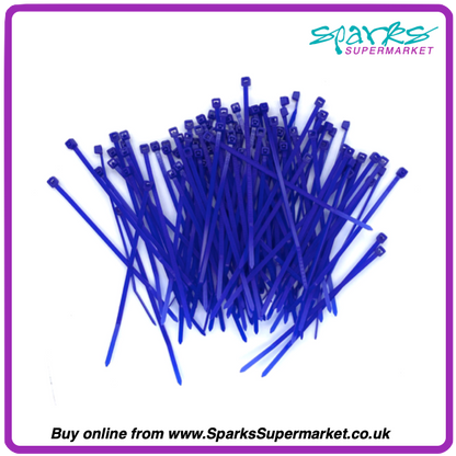Colour Cable Ties 100 Pack - 2.5mm X 100mm
