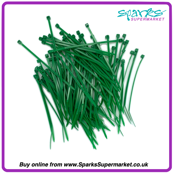 Colour Cable Ties 100 Pack - 2.5mm X 100mm