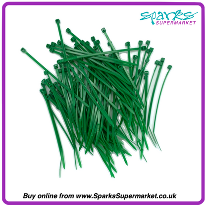Colour Cable Ties 100 Pack - 2.5mm X 100mm