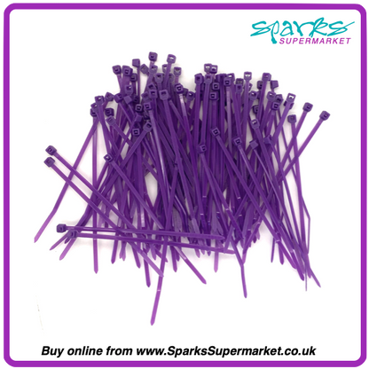 Colour Cable Ties 100 Pack - 2.5mm X 100mm
