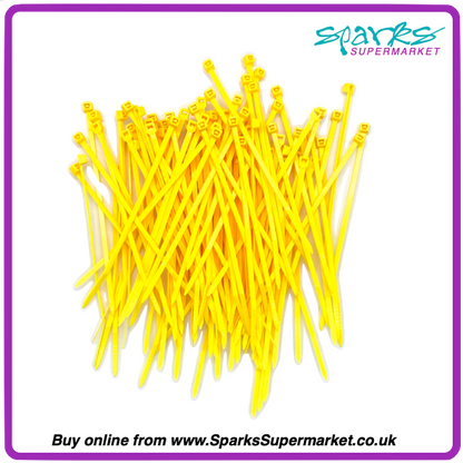Colour Cable Ties 100 Pack - 2.5mm X 100mm