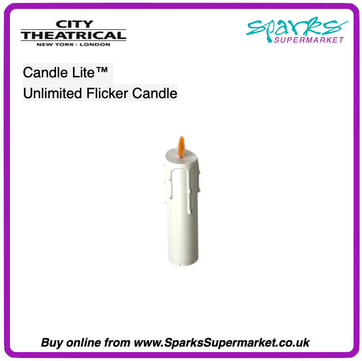 Candle Lite 3474 Candle Stick (LED), 5" (127mm) 