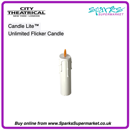 Candle Lite 3474 Candle Stick (LED), 5" (127mm) 