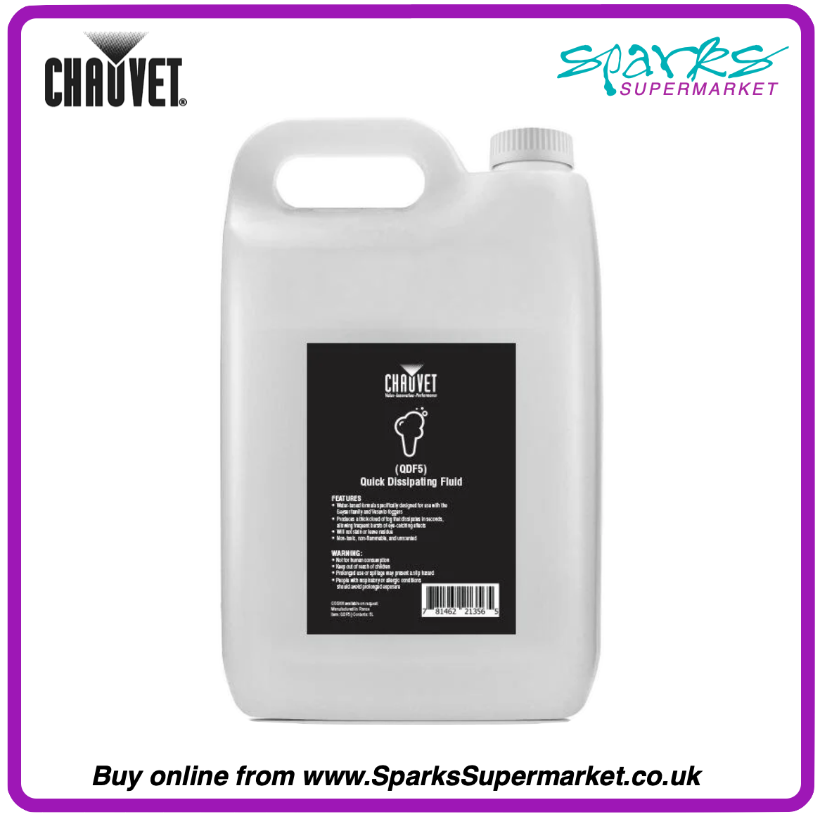 Chauvet QDF Quick Dissipating Fluid  5L