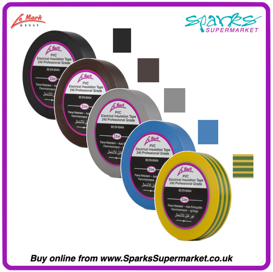 Electrician's Tape Bundle 19mm x 33m