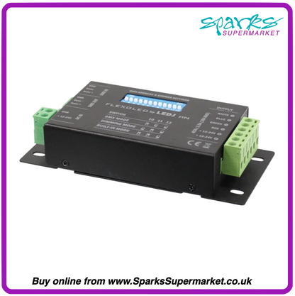 5M RGB+CW LED TAPE WITH POWER SUPPLY AND DMX DRIVER