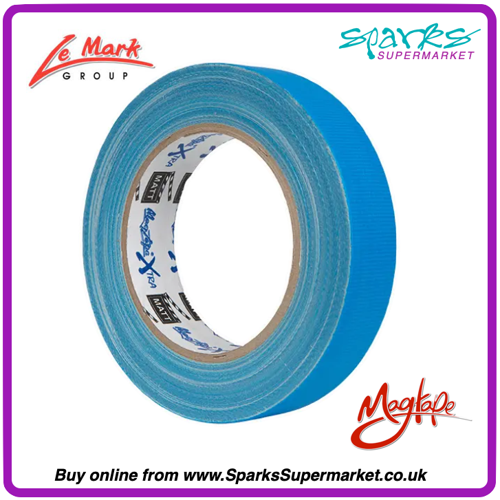 Le Mark Magtape Xtra Matt Fluorescent Gaffa Tape 25mm x 25m – High Visibility Cloth Tape