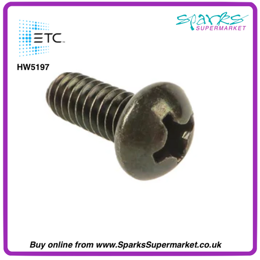 HW5197  Screw, PH, 1/4-20 x 5/8”, black zinc