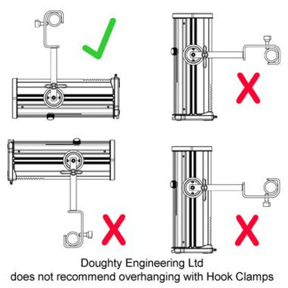 T20405 Heavy Duty Universal Hook Clamp c/w Protector Plate