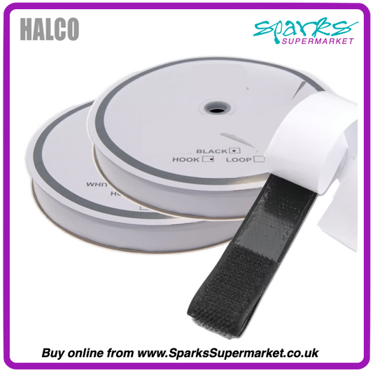 Hook & Loop Tape - Black 25mm