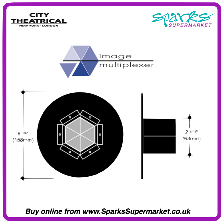 City Theatrical Image Multiplexer™ – Six Image Projection Accessory
