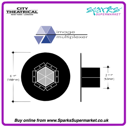City Theatrical Image Multiplexer™ – Six Image Projection Accessory