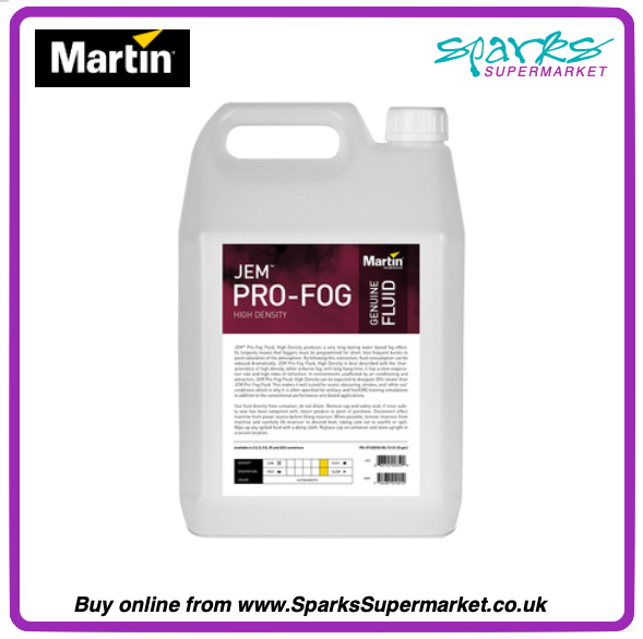 JEM Pro-Fog Fluid High Density 5L